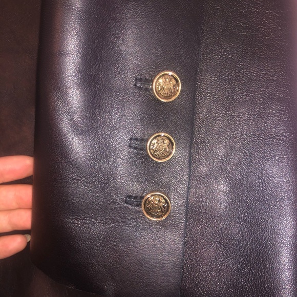 OFF WHITE LEATHER LAZER BLAZER RARE - Picture 5 of 8